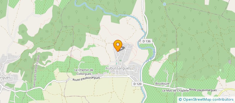 localisation de l'entreprise MONSIEUR FRANCK BOUEZ  AUBUSSARGUES