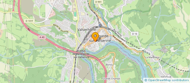 localisation de l'entreprise MONSIEUR FRANCK BOUILLOT à VALSERHONE
