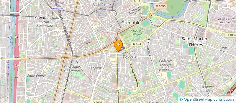 localisation de l'entreprise MONSIEUR FRANCK BOULLE à GRENOBLE