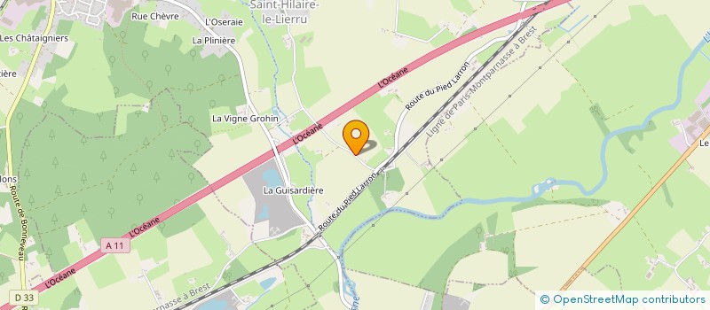 localisation de l'entreprise MONSIEUR FRANCK BOURDE  TUFFE VAL DE LA CHERONNE