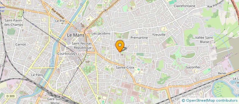 localisation de l'entreprise MONSIEUR FRANCK BOURDEAUD  LE MANS