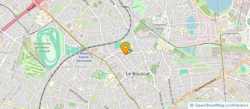 localisation de l'entreprise MONSIEUR FRANCK BOURDERY  LE BOUSCAT