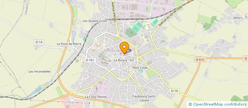 localisation de l'entreprise MONSIEUR FRANCK BOUREAU à LOUDUN