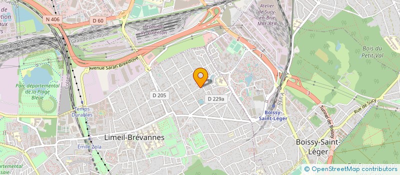 localisation de l'entreprise MONSIEUR FRANCK BOURGOIN  LIMEIL-BREVANNES