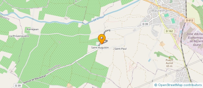 localisation de l'entreprise MONSIEUR FRANCK BOURIAMES  MAUREILHAN