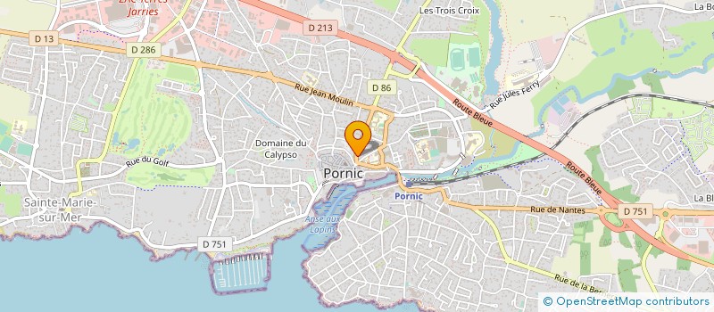 localisation de l'entreprise MONSIEUR FRANCK BOURREAU  PORNIC