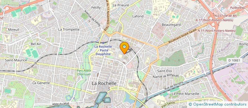 localisation de l'entreprise MONSIEUR FRANCK BOUSSELY à LA ROCHELLE