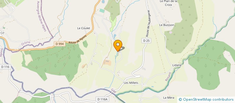 localisation de l'entreprise MONSIEUR FRANCK BOUSSEMAERE à ROSANS