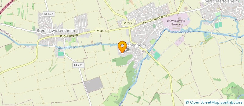 localisation de l'entreprise MONSIEUR FRANCK BOUSSUGE  ACHENHEIM
