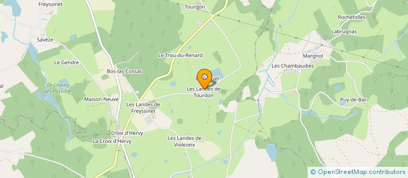 localisation de l'entreprise MONSIEUR FRANCK BOUTET à JANAILHAC