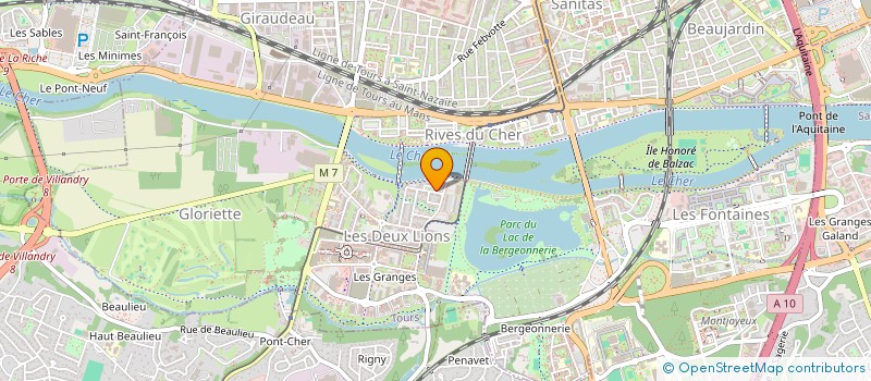 localisation de l'entreprise MONSIEUR FRANCK BOUTET  TOURS