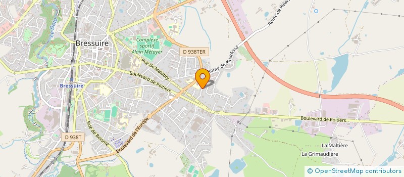 localisation de l'entreprise MONSIEUR FRANCK BOUTIN  BRESSUIRE