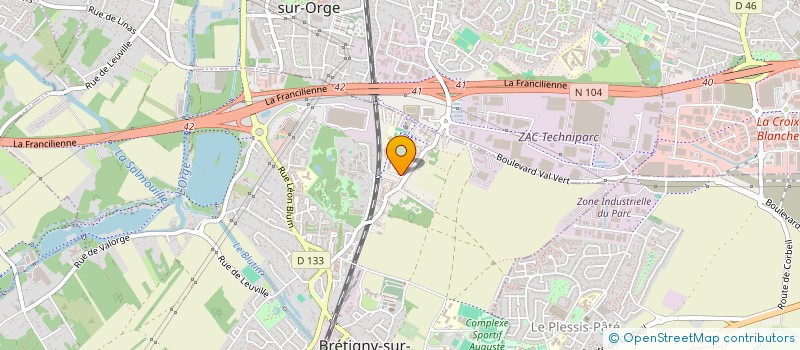 localisation de l'entreprise MONSIEUR FRANCK BOUVET à BRETIGNY-SUR-ORGE