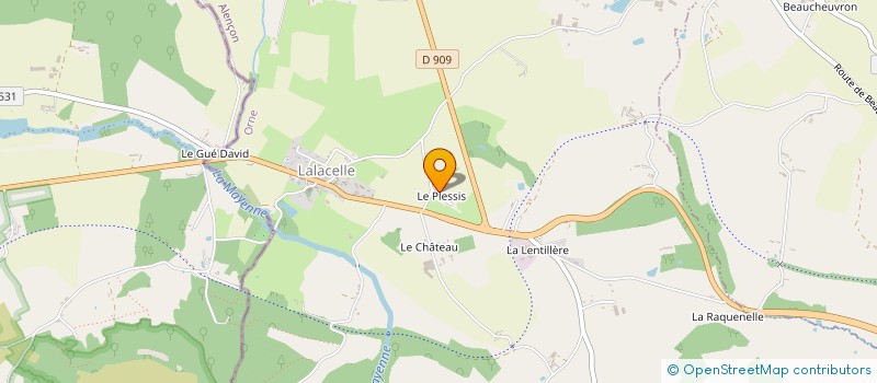 localisation de l'entreprise MONSIEUR FRANCK BOUVIER à SAINT-ELLIER-LES-BOIS