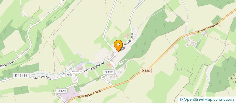 localisation de l'entreprise MONSIEUR FRANCK BOUVILLE  CLENLEU