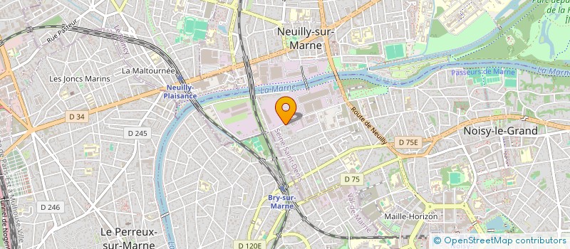 localisation de l'entreprise MONSIEUR FRANCK BOUYERDEN  NOISY-LE-GRAND