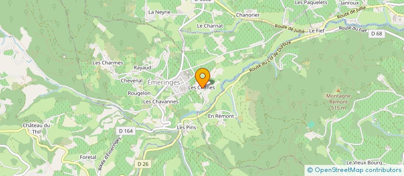 localisation de l'entreprise MONSIEUR FRANCK BOYAT à CENVES