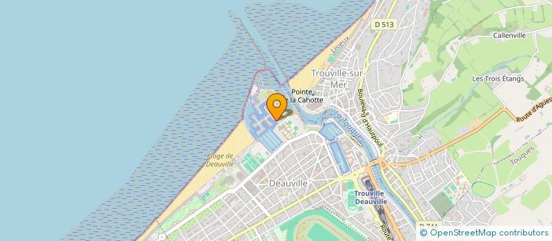 localisation de l'entreprise MONSIEUR FRANCK BRAHITI  DEAUVILLE
