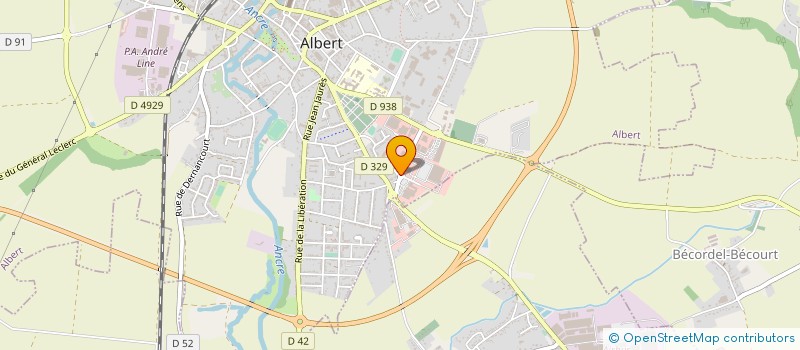 localisation de l'entreprise MONSIEUR FRANCK BRANCOURT  ALBERT