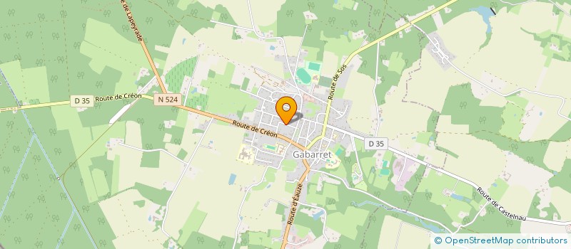 localisation de l'entreprise MONSIEUR FRANCK BRARD  GABARRET