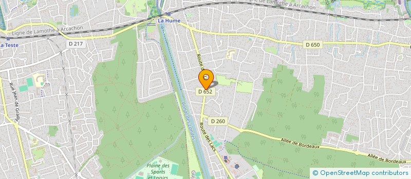 localisation de l'entreprise MONSIEUR FRANCK BRAUD à GUJAN-MESTRAS