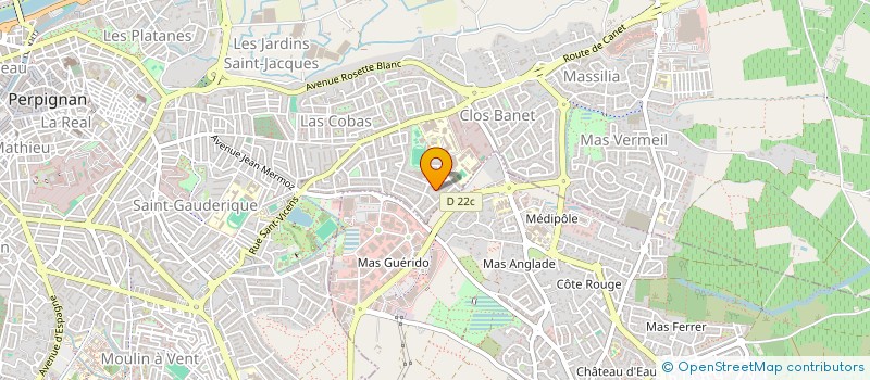 localisation de l'entreprise MONSIEUR FRANCK BRENET  PERPIGNAN