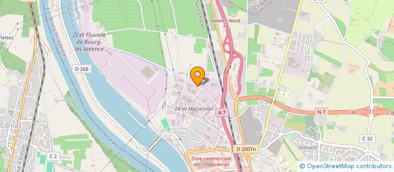 localisation de l'entreprise MONSIEUR FRANCK BRET  BOURG-LES-VALENCE