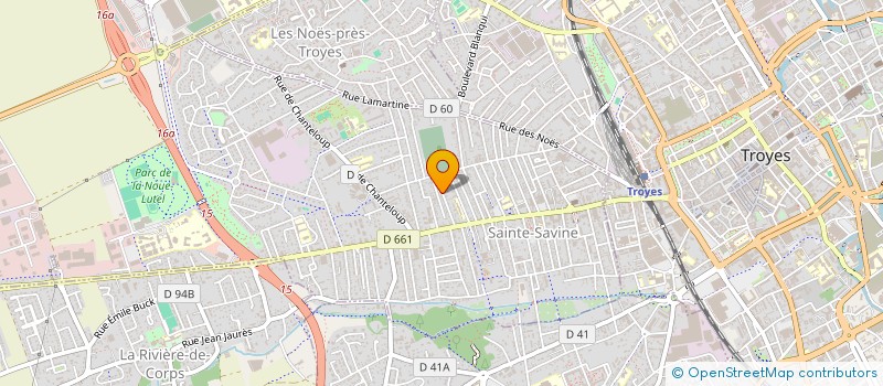 localisation de l'entreprise MONSIEUR FRANCK BRETON  SAINTE SAVINE