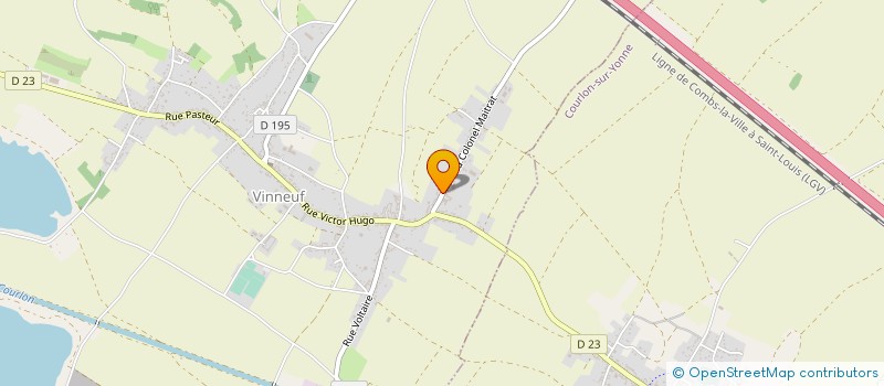 localisation de l'entreprise MONSIEUR FRANCK BRIDOU  VINNEUF