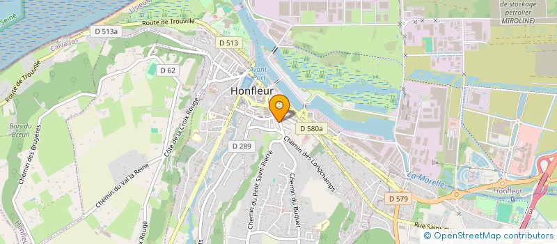 localisation de l'entreprise MONSIEUR FRANCK BRIERE à HONFLEUR