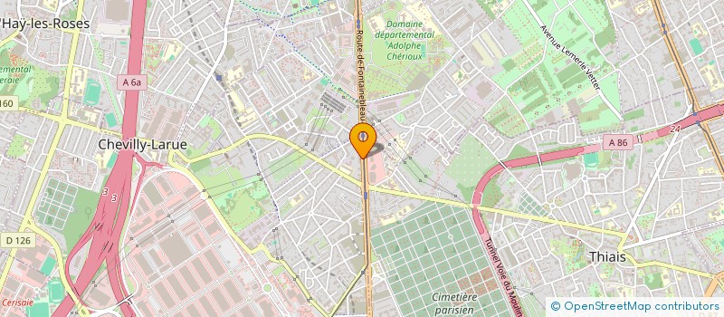 localisation de l'entreprise MONSIEUR FRANCK BRIGHI  CHEVILLY-LARUE