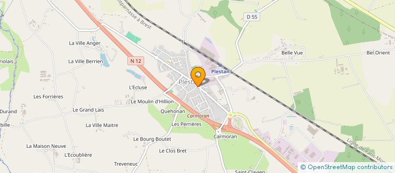 localisation de l'entreprise MONSIEUR FRANCK BRISORGUEIL à PLESTAN