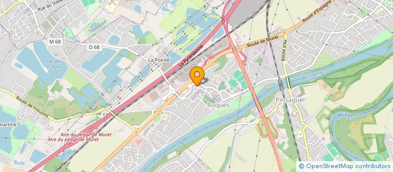 localisation de l'entreprise MONSIEUR FRANCK BRISSET  ROQUES