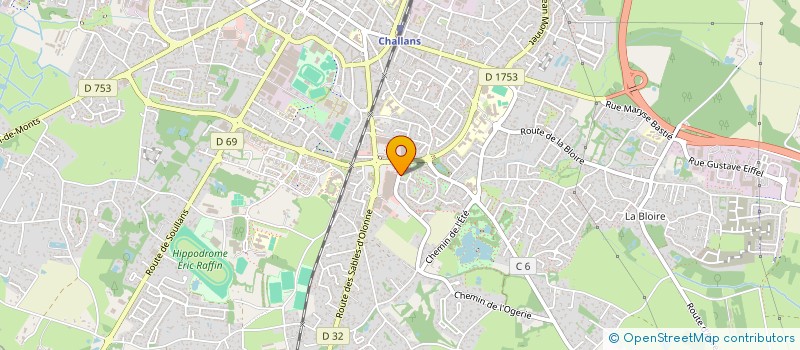 localisation de l'entreprise MONSIEUR FRANCK BRISSET à CHALLANS