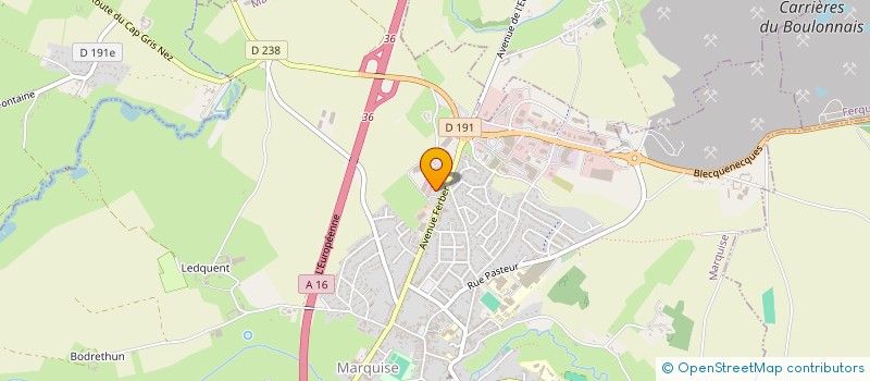 localisation de l'entreprise MONSIEUR FRANCK BRODELLE  MARQUISE