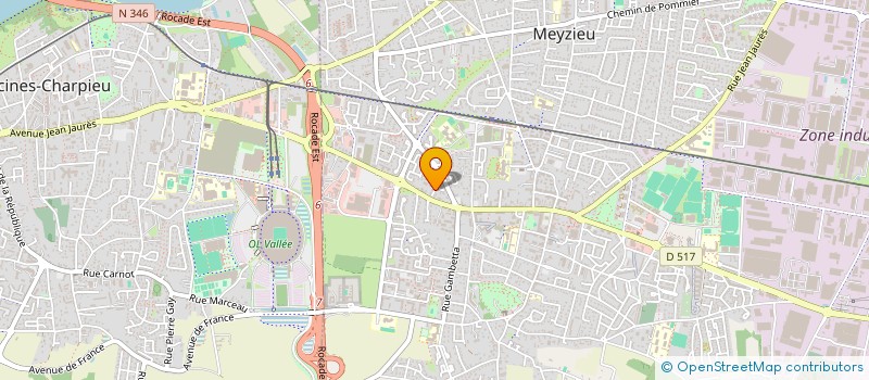 localisation de l'entreprise MONSIEUR FRANCK BROSSIER à MEYZIEU