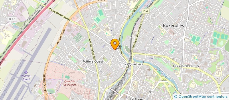 localisation de l'entreprise MONSIEUR FRANCK BROUARD  POITIERS