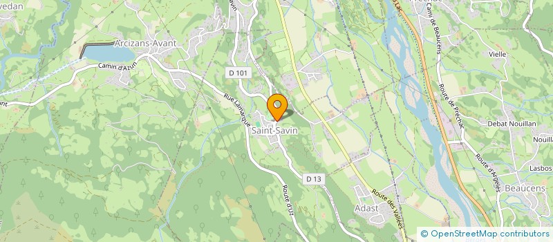 localisation de l'entreprise MONSIEUR FRANCK BROUILLET  SAINT-SAVIN