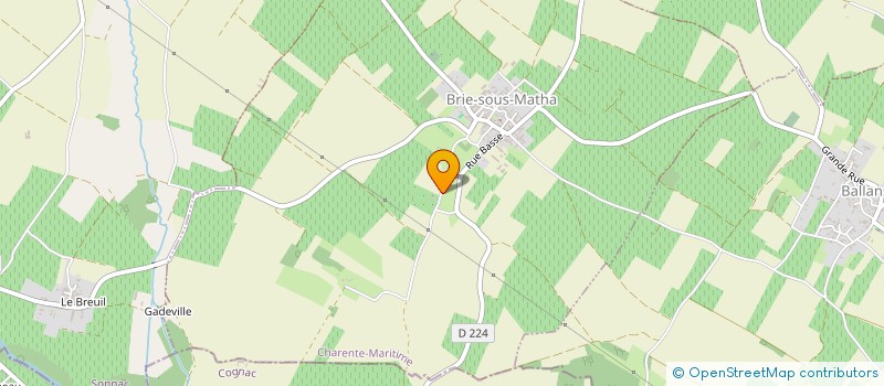 localisation de l'entreprise MONSIEUR FRANCK BROUSSARD  BRIE-SOUS-MATHA