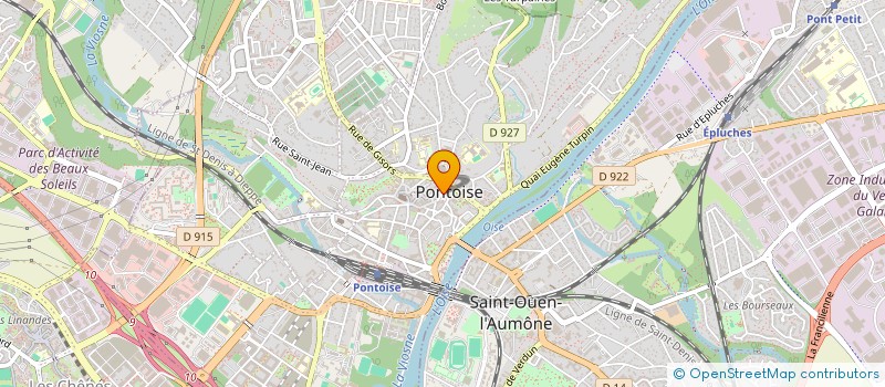 localisation de l'entreprise MONSIEUR FRANCK BRUN à PONTOISE