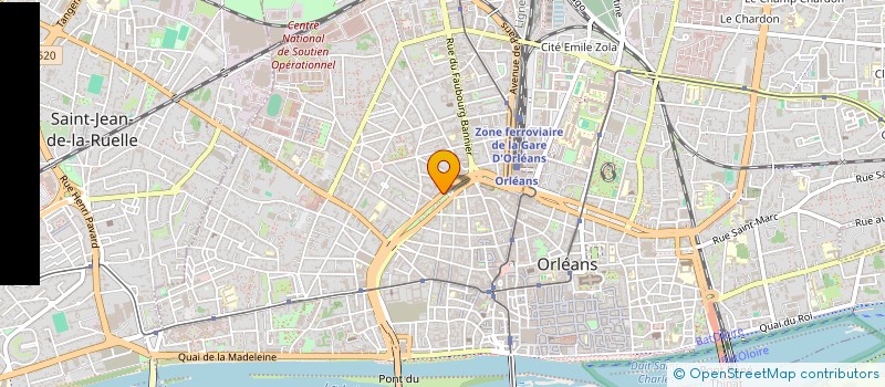 localisation de l'entreprise MONSIEUR FRANCK BRUNET à ORLEANS