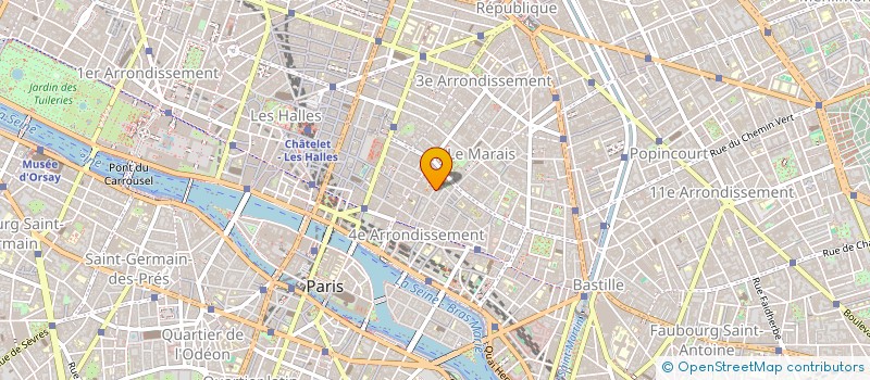 localisation de l'entreprise MONSIEUR FRANCK BRUSSEL  PARIS 4