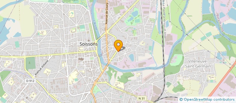 localisation de l'entreprise MONSIEUR FRANCK BULART à SOISSONS