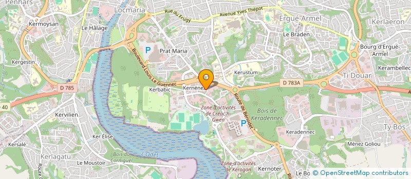 localisation de l'entreprise MONSIEUR FRANCK BUORS à QUIMPER