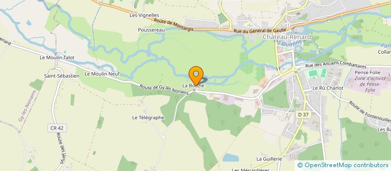 localisation de l'entreprise MONSIEUR FRANCK BURARD à CHATEAU-RENARD