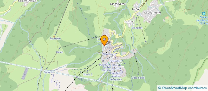 localisation de l'entreprise MONSIEUR FRANCK BURGER  LES AVANCHERS-VALMOREL