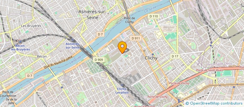 localisation de l'entreprise MONSIEUR FRANCK BUSSON à CLICHY