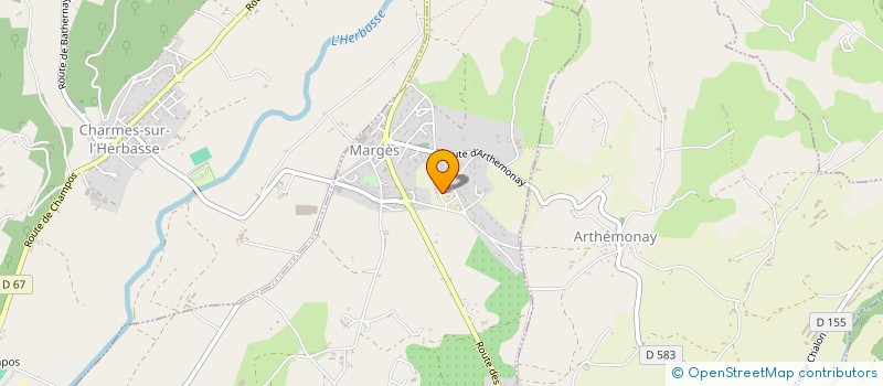 localisation de l'entreprise MONSIEUR FRANCK BUTTAZZONI  MARGES