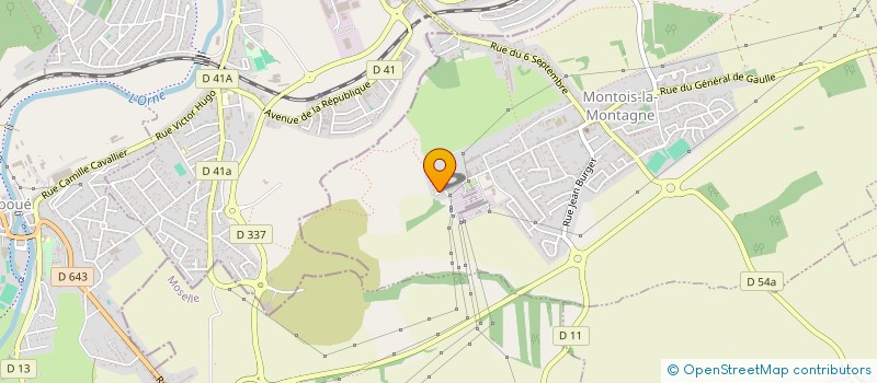 localisation de l'entreprise MONSIEUR FRANCK BUTTGEN  MONTOIS-LA-MONTAGNE