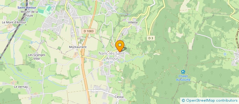 localisation de l'entreprise MONSIEUR FRANCK BUYARD  LES TROIS-CHATEAUX